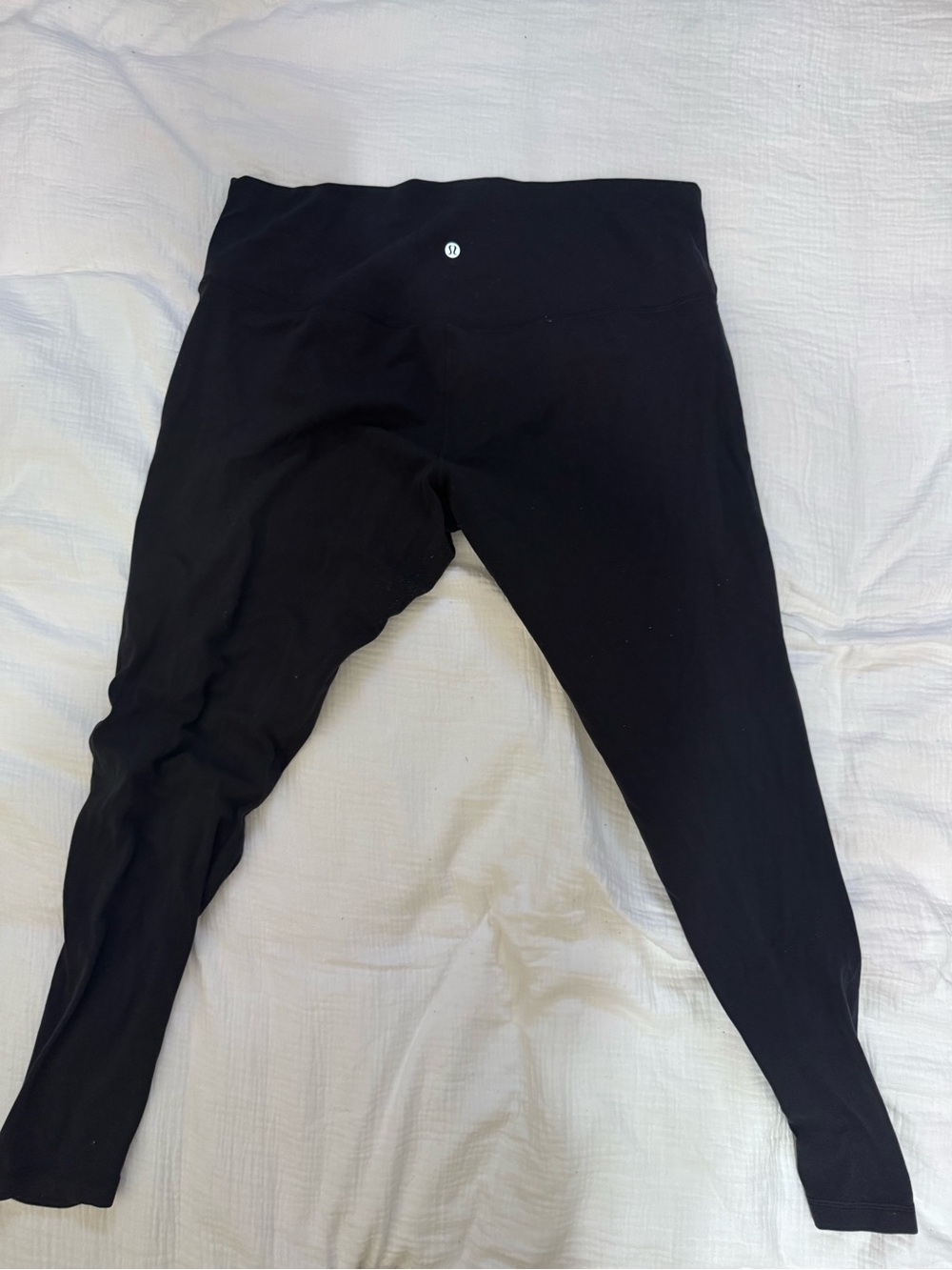 Lululemon Black Activewear leggings with Signature Logo